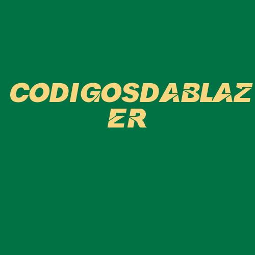 Logo da CODIGOSDABLAZER